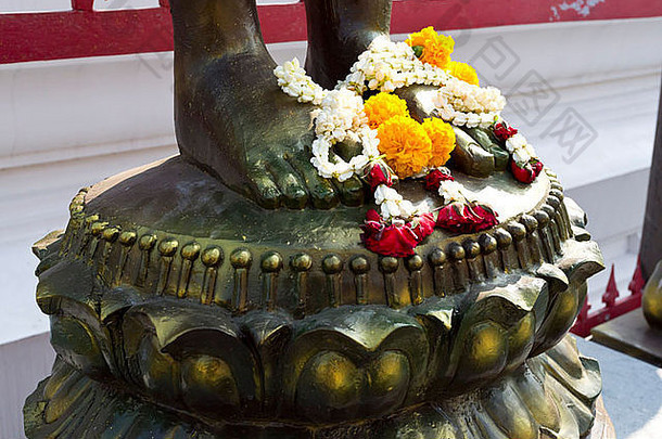 花寺庙什么阿伦曼谷泰国