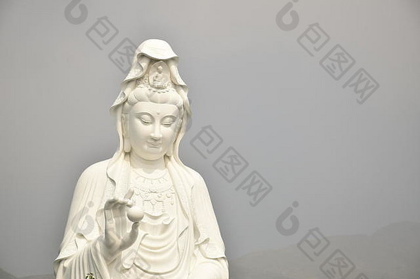 关闭青铜观音雕像慈子山佛教修道院或在香港香港中国