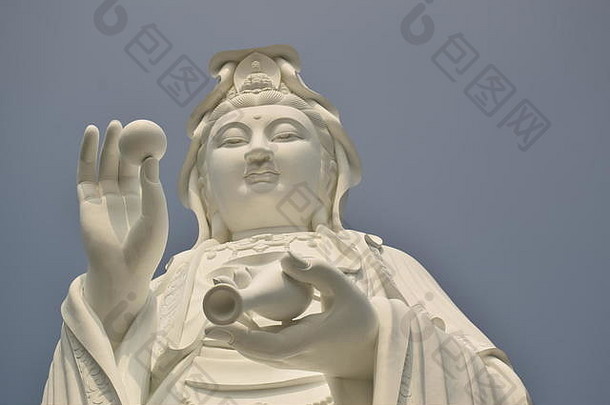 关闭青铜观音雕像慈子山佛教修道院或在香港香港中国