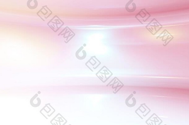 摘要软健美的粉红色的背景空轮室内明亮的色彩斑斓的照明呈现插图