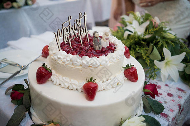 美味的婚礼蛋糕