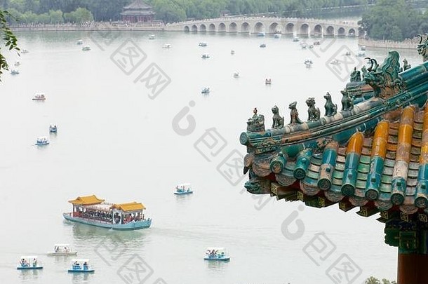 湖船yiheyuan夏天宫北京中国