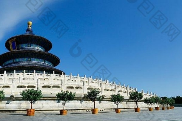 寺庙天堂北京中国专用的祝愿好收获