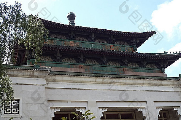屋顶细节中国人建筑