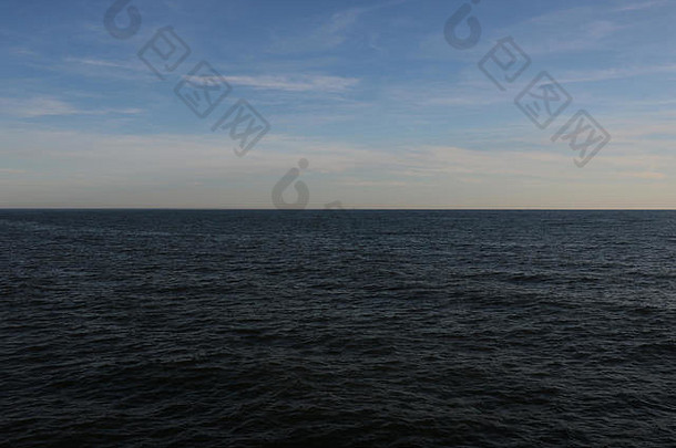 视图波罗的海海美丽的天空帕兰加立陶宛