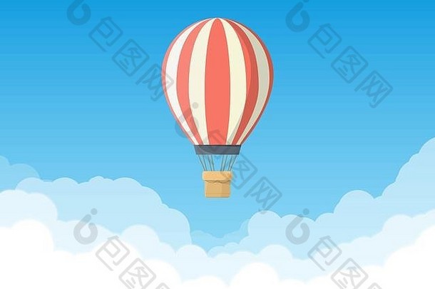 空气气球天空