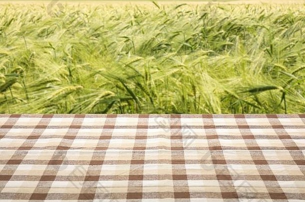 网纹桌布大麦场模拟