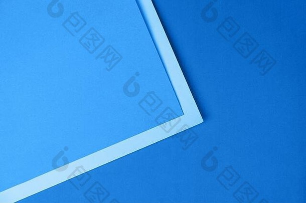 经典蓝色的登记梯度颜色调色板时尚的多色纸背景纸板颜色复制空间