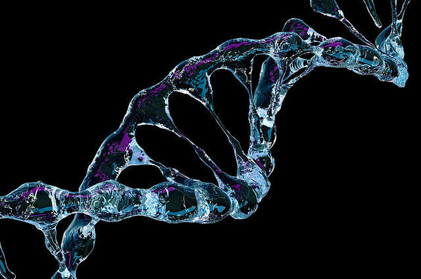 太太链摘要科学背景美丽的幻影生物技术生物化学遗传学医学概念呈现