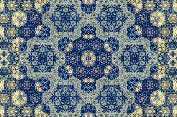 米色阿拉伯式花纹电脑生成的摘要背景呈现
