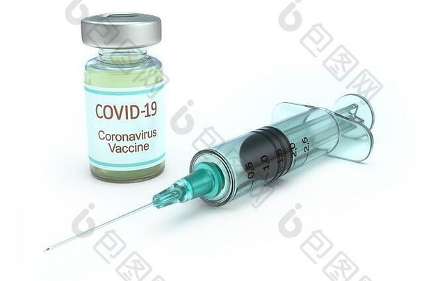 概念上的图像发现疫苗科维德冠状病毒法律顾问萨尔斯科夫插图