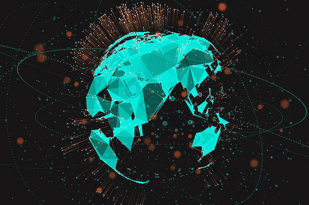 未来地球网络技术网络连接未来次
