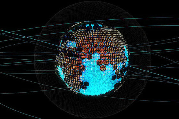 互联网聪明的地球技术网络数据传输