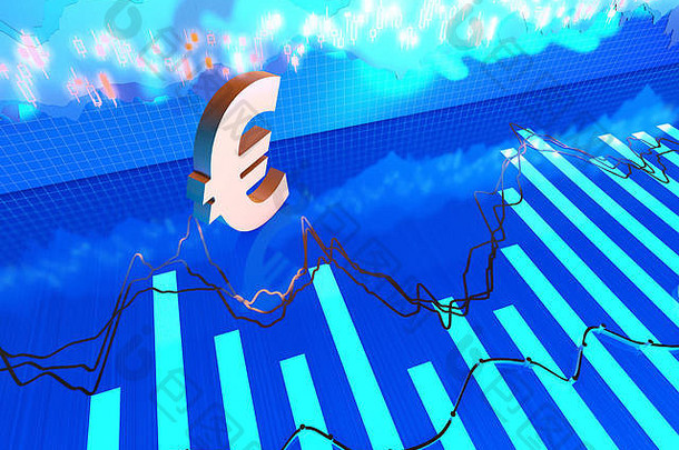 欧元经济股票市场图表交易信息统计数据