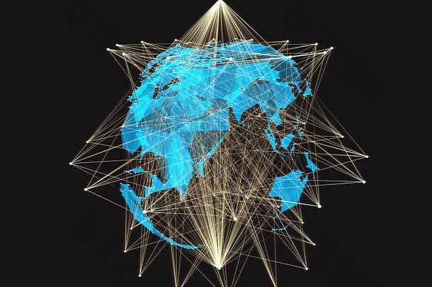 未来地球网络技术网络连接未来次