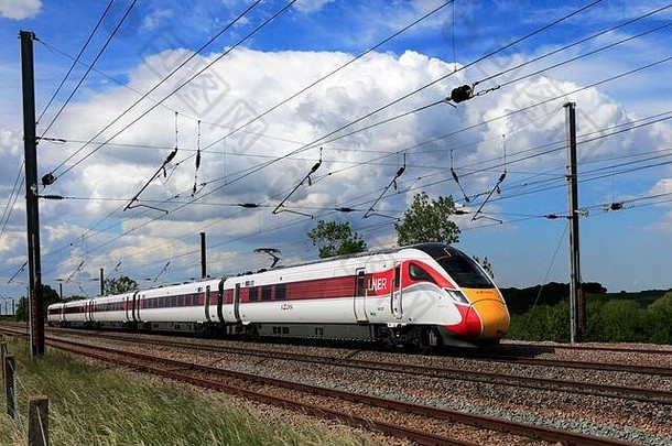 LNER舆火车类东海岸主要行铁路纽瓦克特伦特诺丁汉郡英格兰