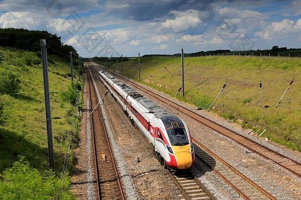 LNER舆火车类东海岸主要行铁路纽瓦克特伦特诺丁汉郡英格兰