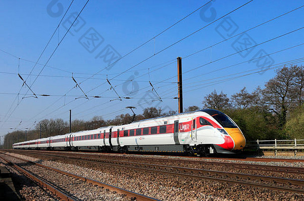 LNER舆火车类东海岸主要行铁路彼得伯勒剑桥郡英格兰