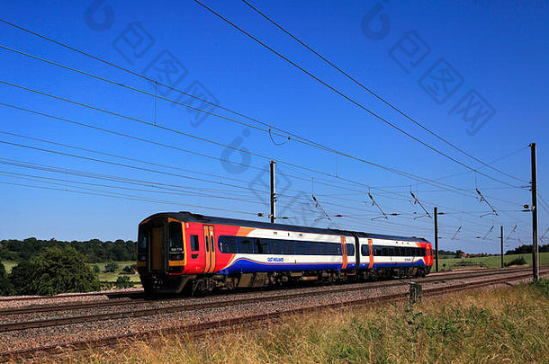 东中部地区火车东海岸主要行铁路彼得伯勒剑桥郡英格兰