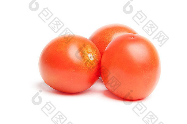 <strong>番茄</strong>孤立的白色背景