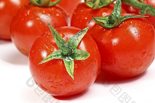 红色的西红柿背景