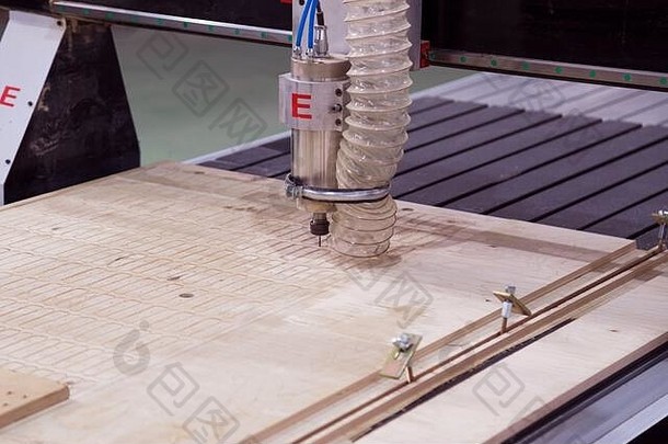铣木董事会处理木面板数控协调铣木工机器数控木工机
