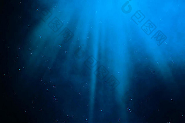水下海海洋光射线插图