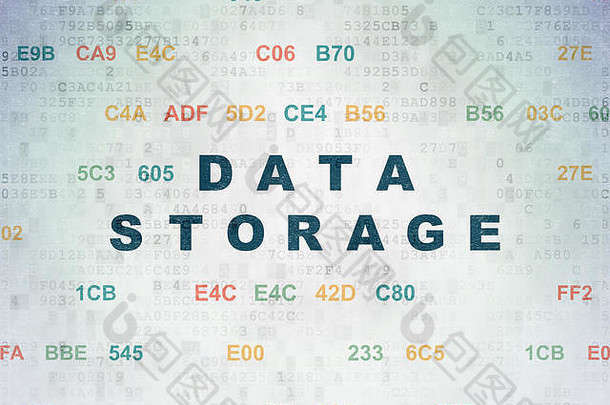 信息概念数据存储数字数据<strong>纸</strong>背景