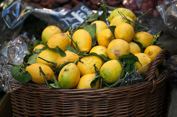 篮子柠檬区市场