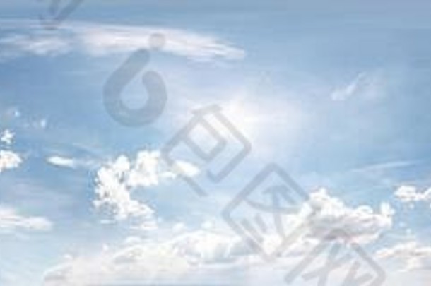 蓝色的天空美丽的积云云无缝的赫德里全景度角视图天顶图形游戏发展天空