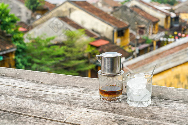 越南咖啡嗨背景