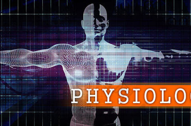 生理学医疗行业人类身体扫描概念