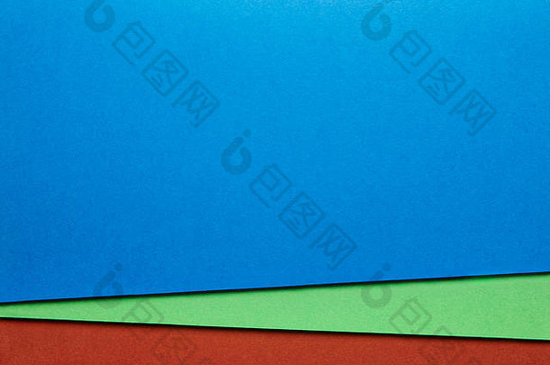 彩色的纸板背景蓝色的<strong>绿色</strong>棕色（的）语气复制空间水平
