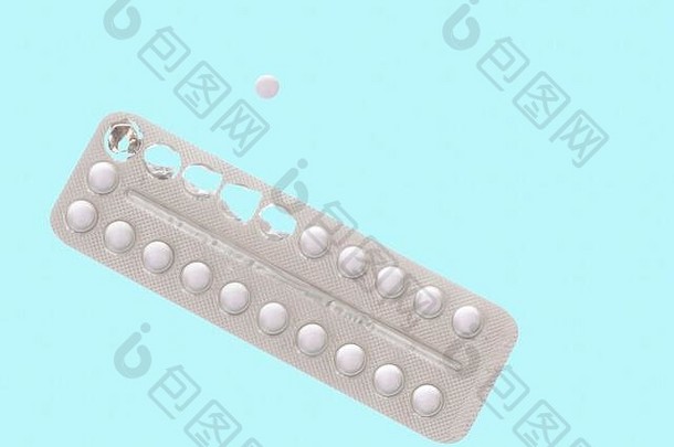 出生控制避孕药片包