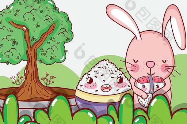 兔子日本食物