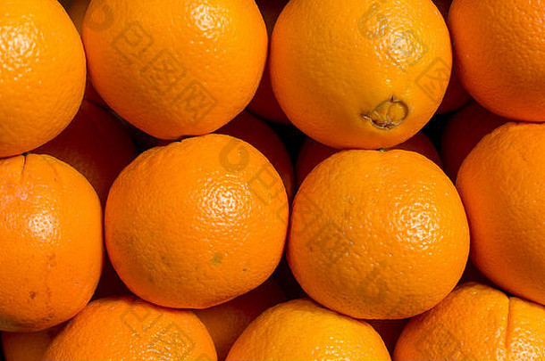 新鲜的橙色摘要<strong>水果</strong>色彩斑斓的模式纹理背景