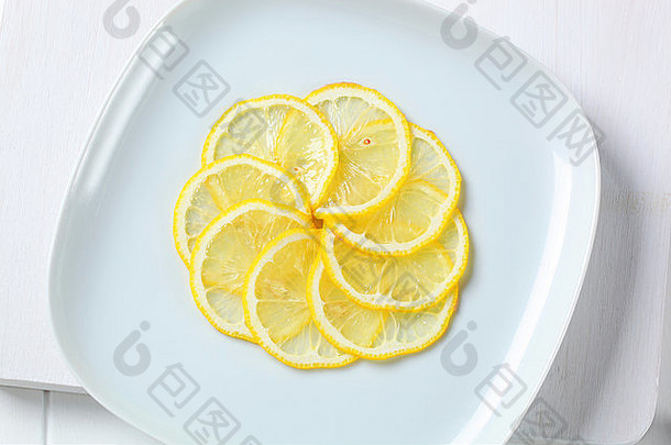 薄切片柠檬板