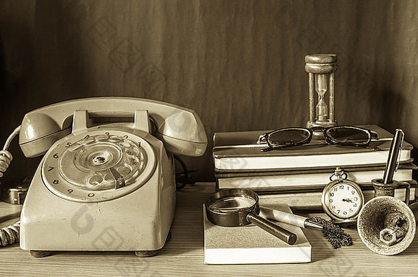 电话文具古董