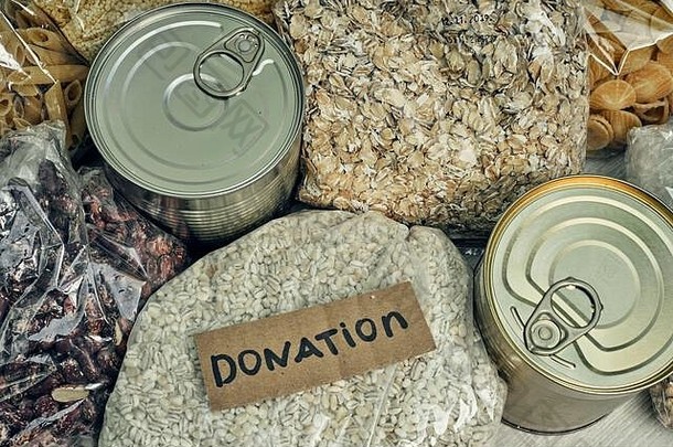 捐款食物产品流感大流行慈善机构