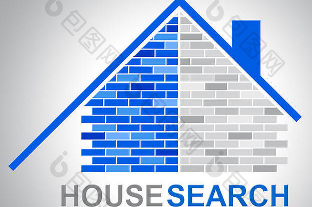 房子搜索代表收集数据财产