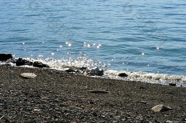 流血湖卵石海滩