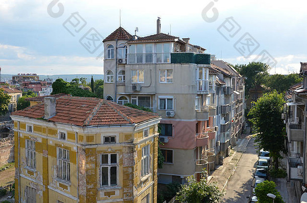 住宅街罗马公共浴池洗澡约会回来世纪警告保加利亚黑色的海海岸7月