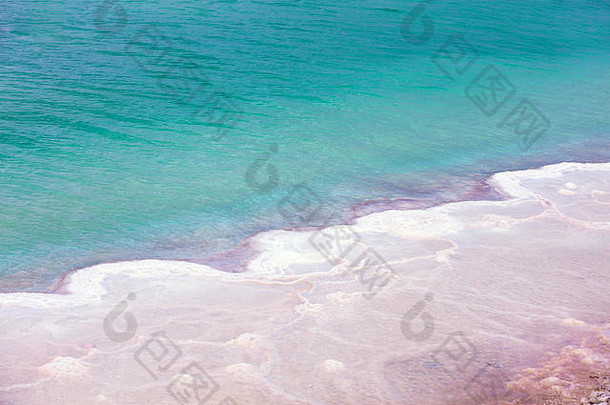 摘要自然背景盐模式死海海岸