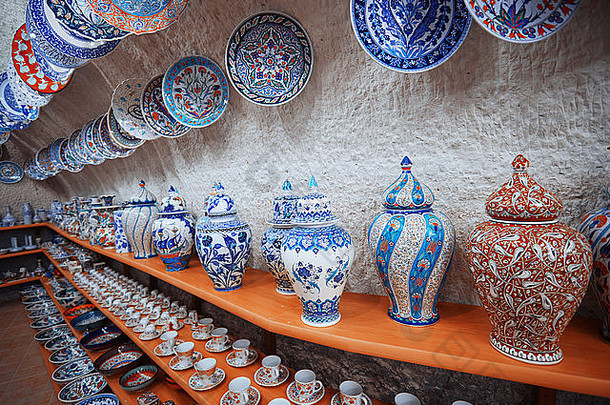 陶瓷艺术陶器商店火鸡