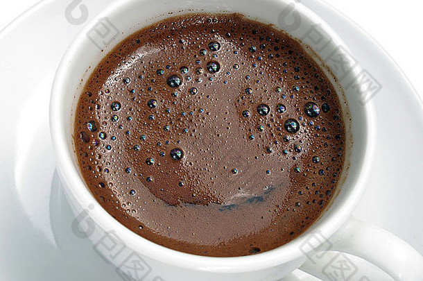 土耳其咖啡白色杯