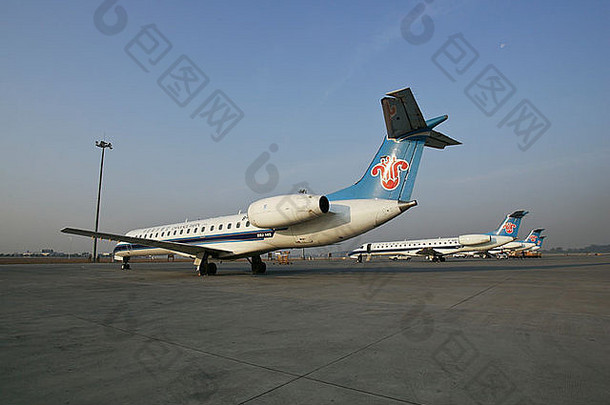 中国南部航空公司乘客飞机厄杰广州中国