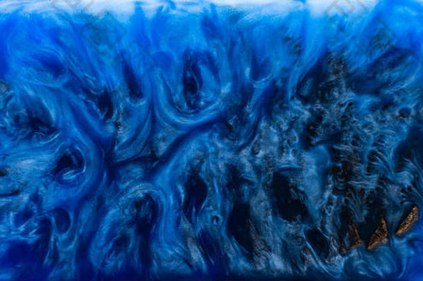 铸造环氧树脂树脂稳定afzelia节木蓝色的摘要艺术背景纹理空白