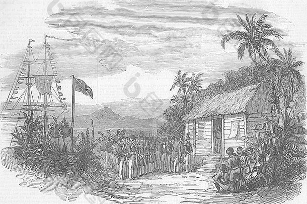 洪都拉斯宣言殖民地湾岛屿说明伦敦新闻