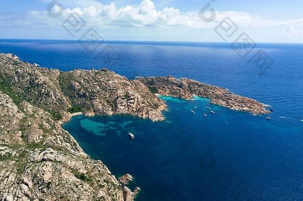 令人印象深刻的视图马达莱娜撒丁岛意大利