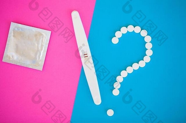 怀孕测试结果积极的条治疗不孕不育药片怀孕孩子平板电脑怀孕